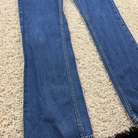 Z. Cavaricci Blue Jeans Womens Size 9 Bell Bottom Boot Cut Cotton Denim - Picture 2 of 10